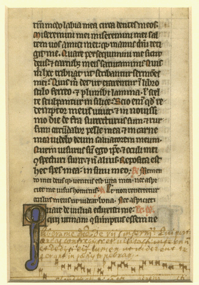 Horae Leaf, Paris, Late C13.gif (479013 bytes)