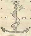 Aldus' device, the dolphin and anchor
